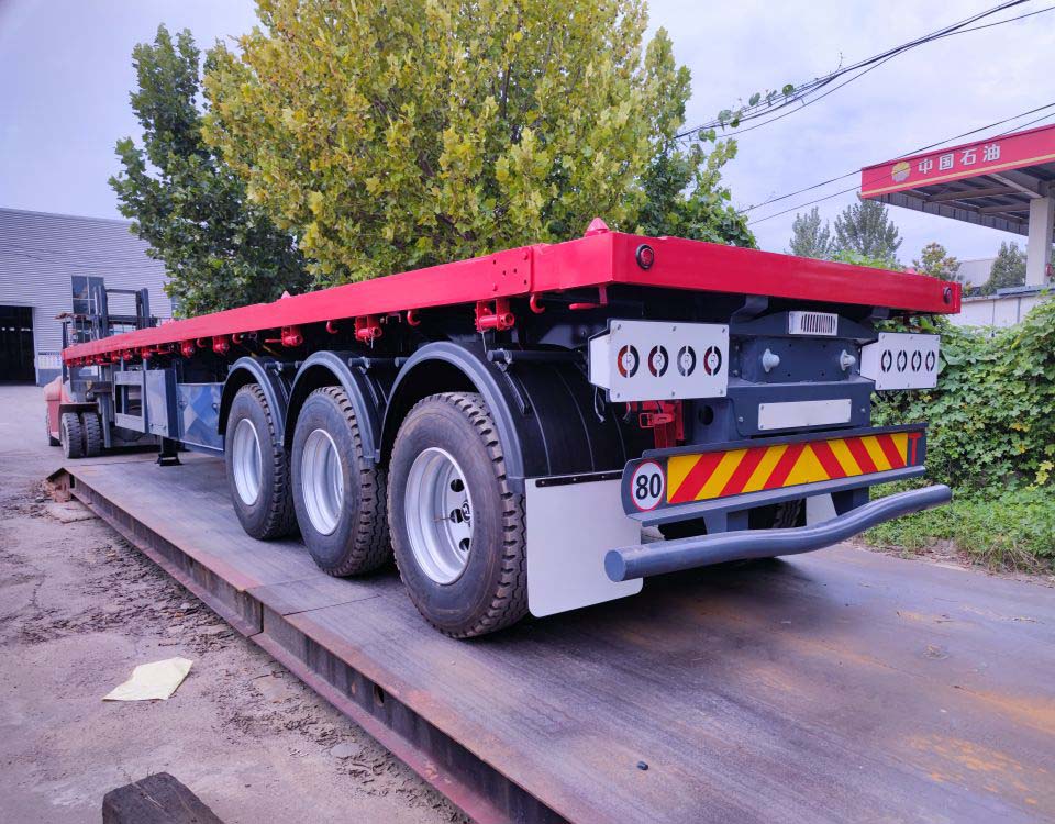 รถพ่วงพื้นเรียบ 40 ฟุต รถพ่วงพื้นเรียบ 40 ฟุต