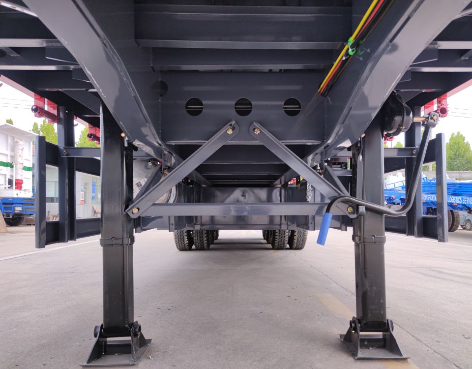 Remorque à plateau conteneur Remorque à plateau conteneur