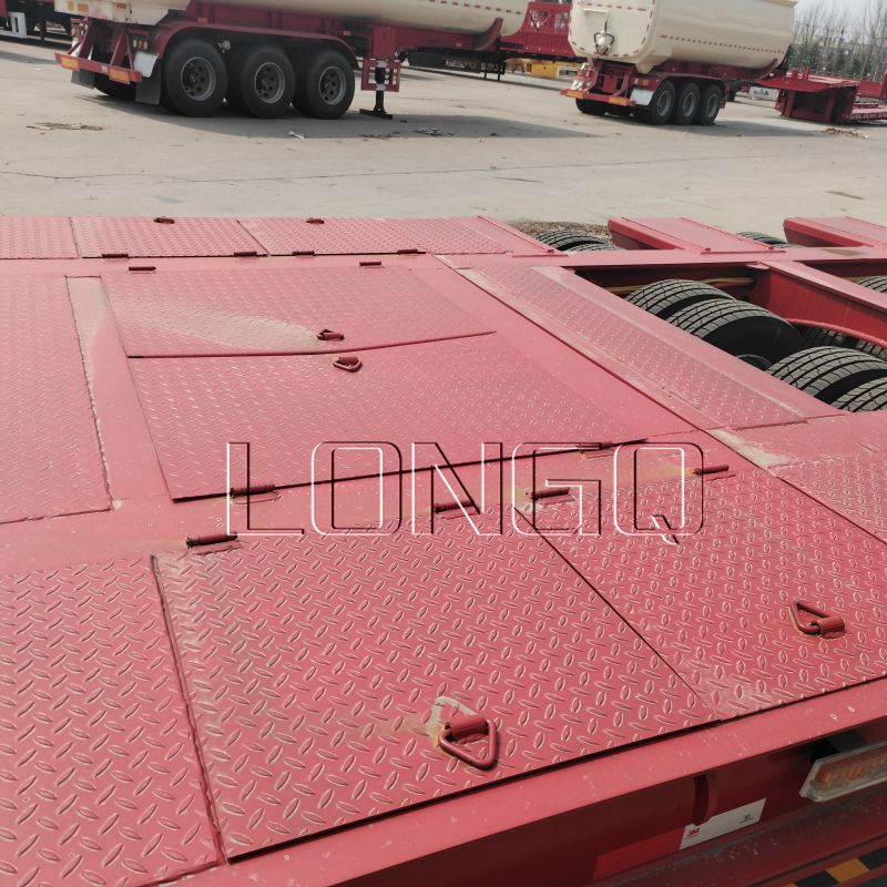 Remolque hidráulico de plataforma baja de 120 toneladas Remolque hidráulico de plataforma baja de 120 toneladas